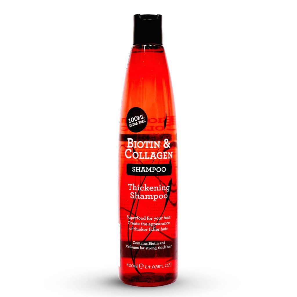 Biotin & Collagen Thickening Shampoo for Strong Thick Hair, helps