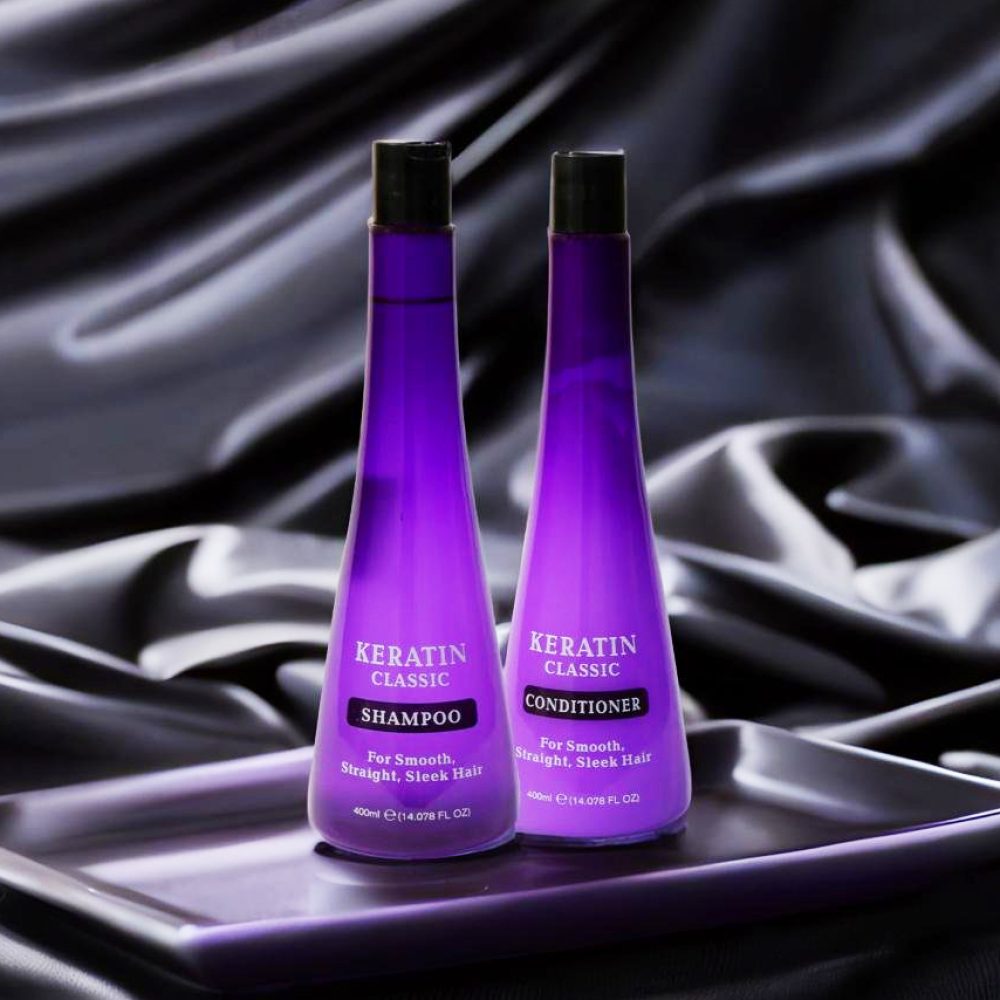 Keratin Shampoo & Conditioner Combo For Dry & Frizzy Hair with Keratin For Smooth, Straight, Sleek Hair, 400 ml