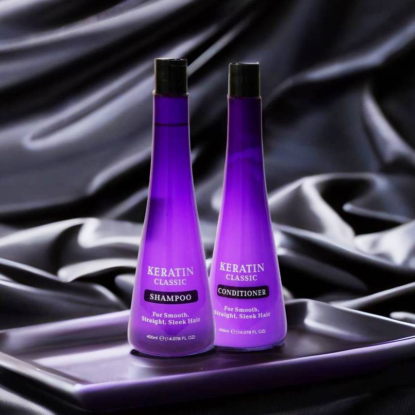 Keratin Shampoo & Conditioner Combo For Dry & Frizzy Hair with Keratin For Smooth, Straight, Sleek Hair, 400 ml